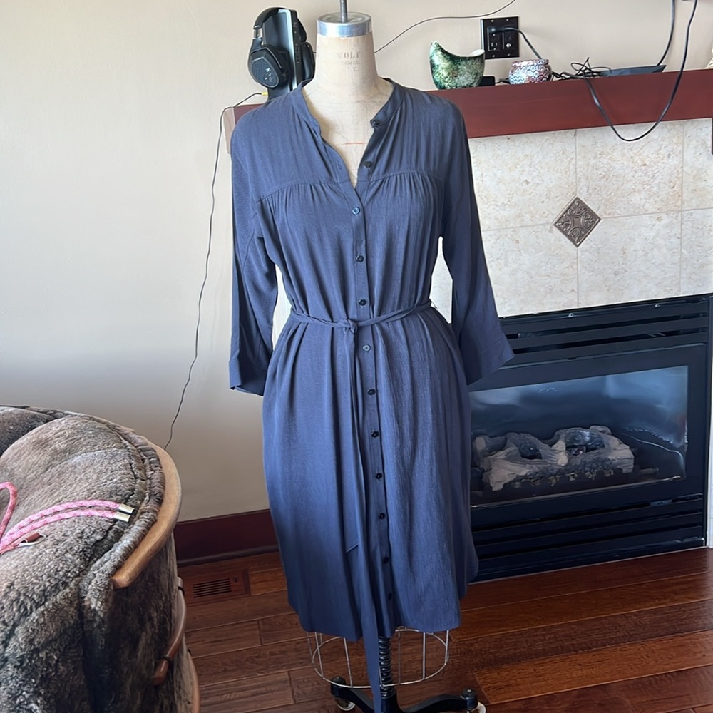 Mo:Vint shirt dress with pockets